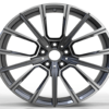 19X8.5 WF Aftermarket Wheel ML0092-1L Gunmetal Machine Face 5X112/66.5, ET 30 mm