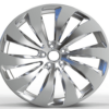 21X9.5 WF Aftermarket Wheel ML0062-1 Polish 5X112/57.1, ET 40 mm