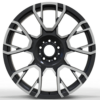 21X9.5 WF Aftermarket Wheel ML0270-2-3 Black Machine Face 5X120/72.56, ET 33 mm