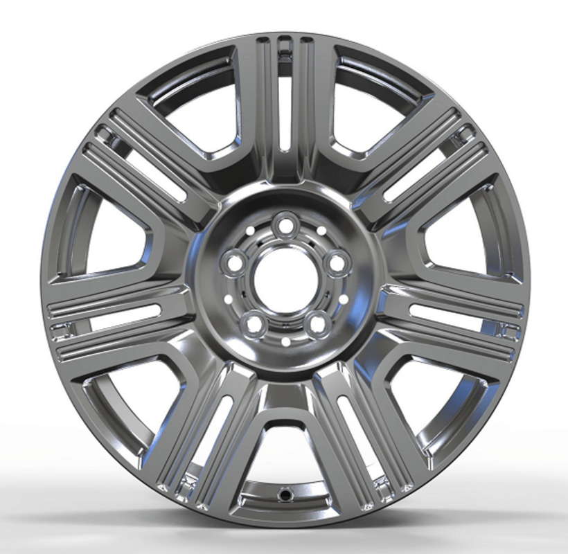 Palash Rims Rachi 22X9.5 WF Aftermarket Wheel ML0264-7 Polish 5X112/66.5, ET 35 mm