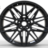 20X9.5 WF Aftermarket Wheel ML0353-2-1 Glossy Black 5X112/66.5, ET 35 mm