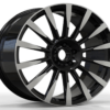 21X9.5 WF Aftermarket Wheel ML0479 Black Machine Face 5X120/72.56, ET 38 mm