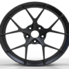 19X9.5 WF Aftermarket Wheel ML0035-2 Hyper Black 5X112/66.5, ET 38 mm