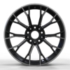18X8.0 WF Aftermarket Wheel ML0153-1 Black Machine Lip , Milling 5X120/72.56, ET 30 mm