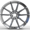 18X8.0 WF Aftermarket Wheel ML0201-2-1 Glossy Black 5X114.3/73.1, ET 38 mm