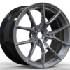 19X9.5 WF Aftermarket Wheel ML0244-5 Matt Black 5X112/66.5, ET 35 mm