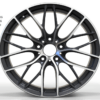 18X8.0 WF Aftermarket Wheel ML0318-1 Gunmetal Machine Face 5X120/72.56, ET 30 mm