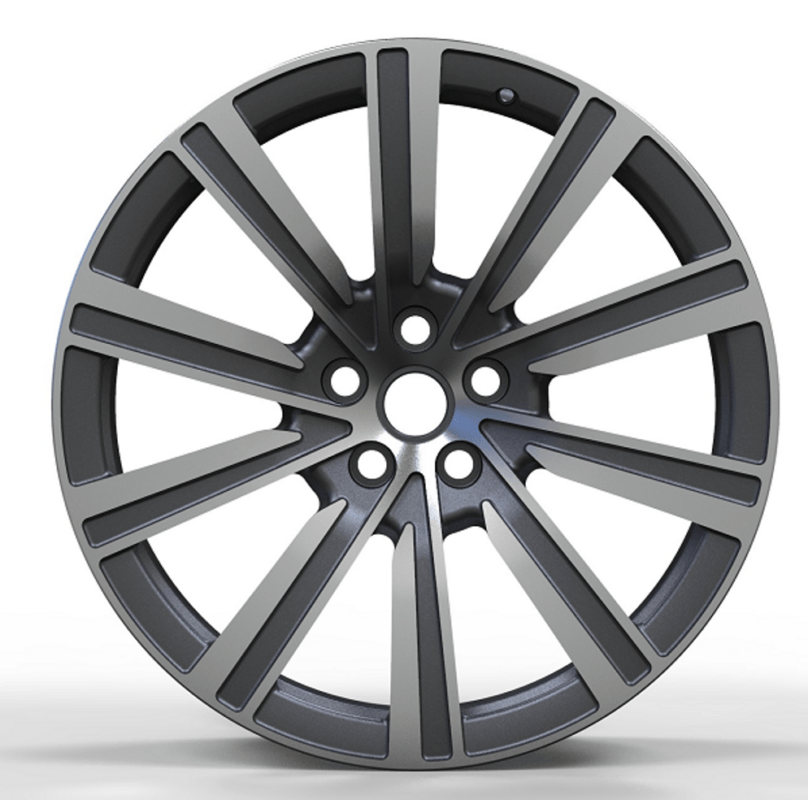 22X9.5 WF Aftermarket Wheel ML0251-4 Glossy Black 5X120/72.56, ET 42.5 mm