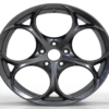 19X8.5 WF Aftermarket Wheel ML0129-1L-1 Glossy Black 5X110/65.1, ET 30 mm
