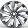 23X9.5 WF Aftermarket Wheel ML0341-11 Matt Gunmetal Machine Face 5X120/72.56, ET 42.5 mm