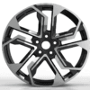 21X9.0 WF Aftermarket Wheel ML0120-3 Glossy Black 5X120/62.5, ET 43 mm
