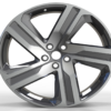 21X9.5 WF Aftermarket Wheel ML0342 Gunmetal Machine Face 5X120/72.56, ET 45 mm