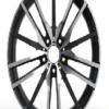 21X10.5 WF Aftermarket Wheel ML0058-3 Black Machine Face 5X112/66.5, ET 38 mm