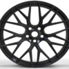 21X9.5 WF Aftermarket Wheel ML0098 Glossy Black 5X120/72.56, ET 45 mm