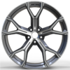 21X10.5 WF Aftermarket Wheel ML0095-3 Gunmetal Machine Face 5X112/66.5, ET 38 mm