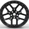 20X9.0 WF Aftermarket Wheel ML0423 Glossy Black 5X120/72.56, ET 40 mm