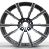 21X11.0 WF Aftermarket Wheel ML0181-7 Gunmetal Machine Face 5X120/74.1, ET 37 mm