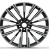 21X10.0 WF Aftermarket Wheel ML0292-1 Black Machine Face 5X110/65.1, ET 38 mm