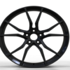 20X10.0 WF Aftermarket Wheel ML0276-1 Glossy Black 5X114.3/67.1, ET 42 mm