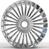 17X7.5 WF Aftermarket Wheel PL001-2-3 Polish 5X120/59.5, ET 38 mm