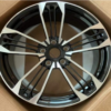 19X8.5 WF Aftermarket Wheel TX130 Black Machine Face 5X120/66.9, ET 33 mm