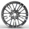 19X8.5 WF Aftermarket Wheel ML0064-2 Black Machine Face 5X120/66.9, ET 33 mm