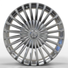 21X10.0 WF Aftermarket Wheel PL002 Polish 5X112/66.45, ET 43 mm