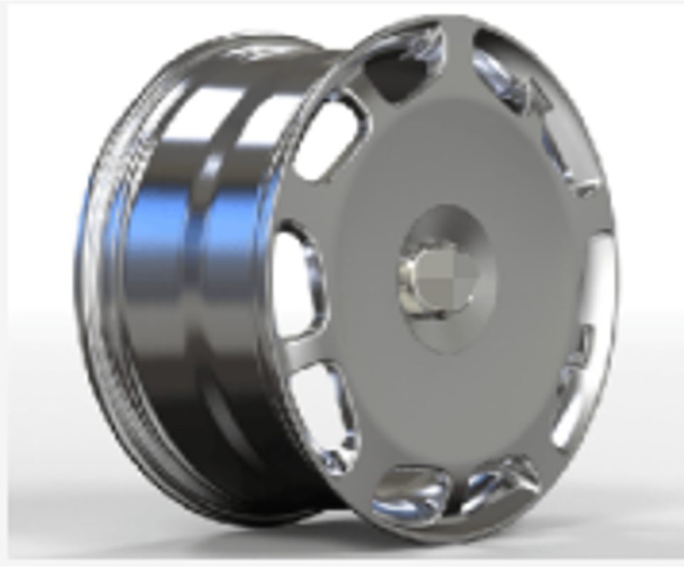 19X8.5 WF Aftermarket Wheel ML0020-1 Polish 5X112/66.45, ET 36 mm