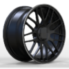 19X9.0 WF Aftermarket Wheel ML0025-7 Matt Black Machine Lip 5X112/66.45, ET 42 mm