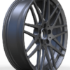 19X8.5 WF Aftermarket Wheel ML0040 Glossy Black 5X112/66.45, ET 36 mm