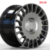 19X9.5 WF Aftermarket Wheel ML0048-1A Glossy Black ,  Polish 5X112/66.45, ET 43.5 mm