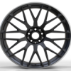 23X11.5 WF Aftermarket Wheel ML0131-6 Matt Black Machine Lip 5X112/66.45, ET 47 mm