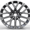 20X8.5 WF Aftermarket Wheel ML0356-1 Glossy Black 5X120/62.5, ET 35 mm