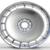 19X9.5 WF Aftermarket Wheel ML0106-1 Silver Machine Face 5X112/66.45, ET 43.5 mm