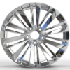 17X7.5 WF Aftermarket Wheel ML0151 Polish 5X112/66.45, ET 38 mm