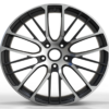 21X9.5 WF Aftermarket Wheel ML0127-4 Black Machine Face 5X130/71.56, ET 61 mm