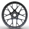 21X9.5 WF Aftermarket Wheel ML0262-3 Matt Gunmetal Machine Lip 5X130/71.56, ET 61 mm
