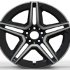 19X8.5 WF Aftermarket Wheel ML0164-2 Gunmetal Machine Face 5X112/66.56, ET 36 mm