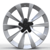 19X8.5 WF Aftermarket Wheel ML0199-1 Matt Black 5X114.3/64.1, ET 35 mm