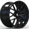 20X9.0 WF Aftermarket Wheel ML0032-3 Glossy Black 5X112/66.45, ET 30 mm