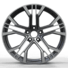 20X9.0 WF Aftermarket Wheel ML0069-1 Gunmetal Machine Face 5X112/66.45, ET 30 mm