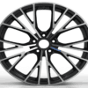 19X8.5 WF Aftermarket Wheel ML0083 Black Machine Face 5X112/66.45, ET 30 mm