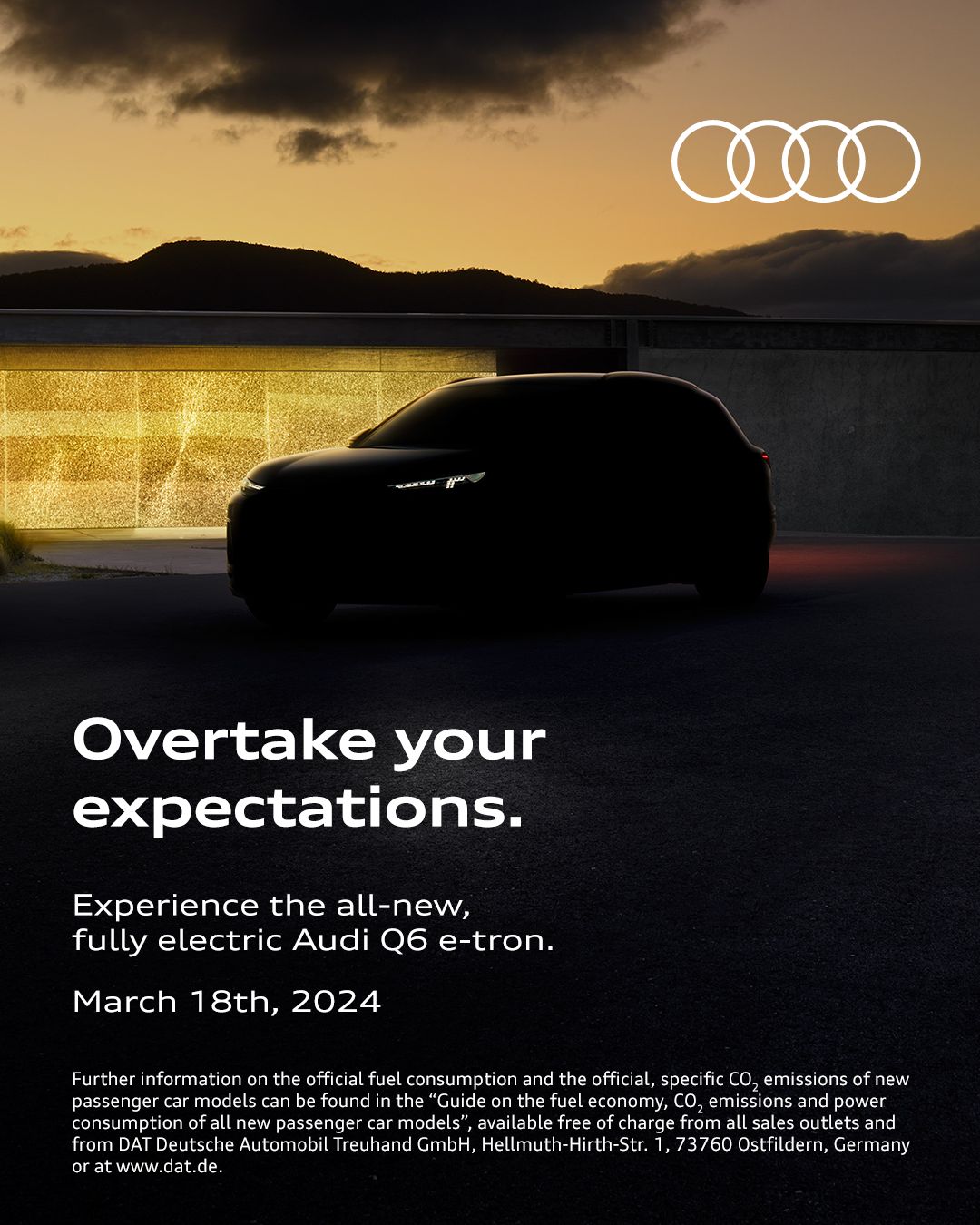 Audi Launches Groundbreaking Q6 e-tron Fully Electric SUV on March 18th