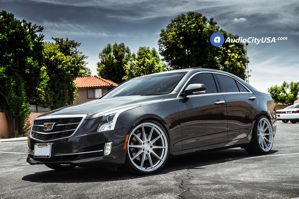 Cadillac ATS with 20×9 and 20×10.5-inch Vertini RFS1.3
