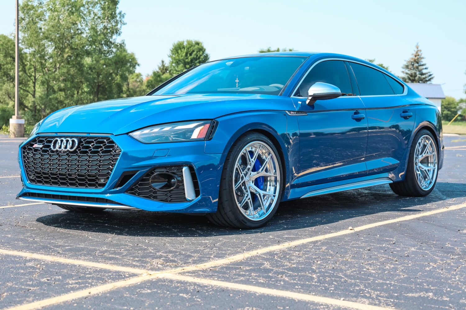 Audi RS5 B9 with 20×10-inch Forgelite FL1-M