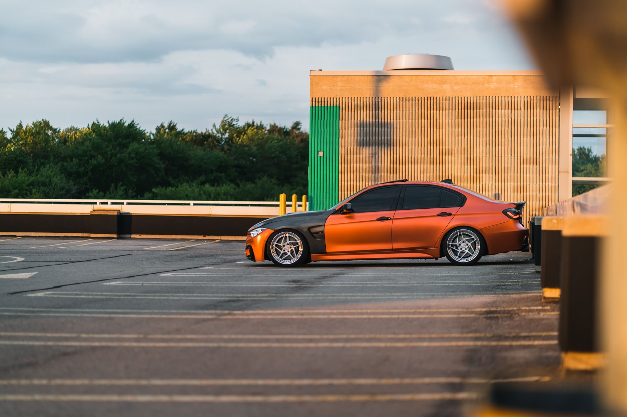 BMW 3 series F30 with 19×9 / 19×10.5-inch Forgelite FL6-X Three Piece