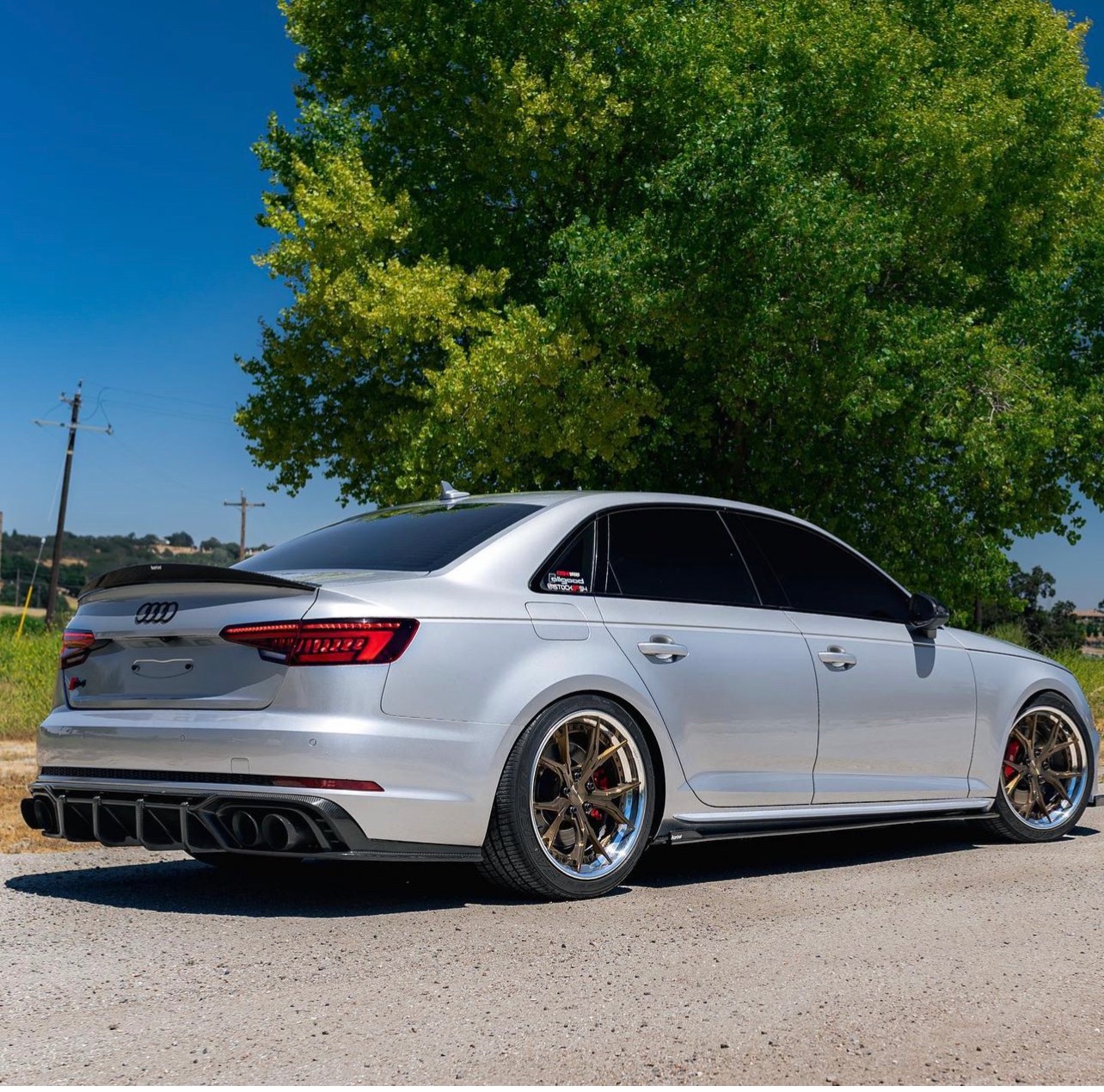 Audi S4 B9 with 19-inch Vision Forged VF008-2