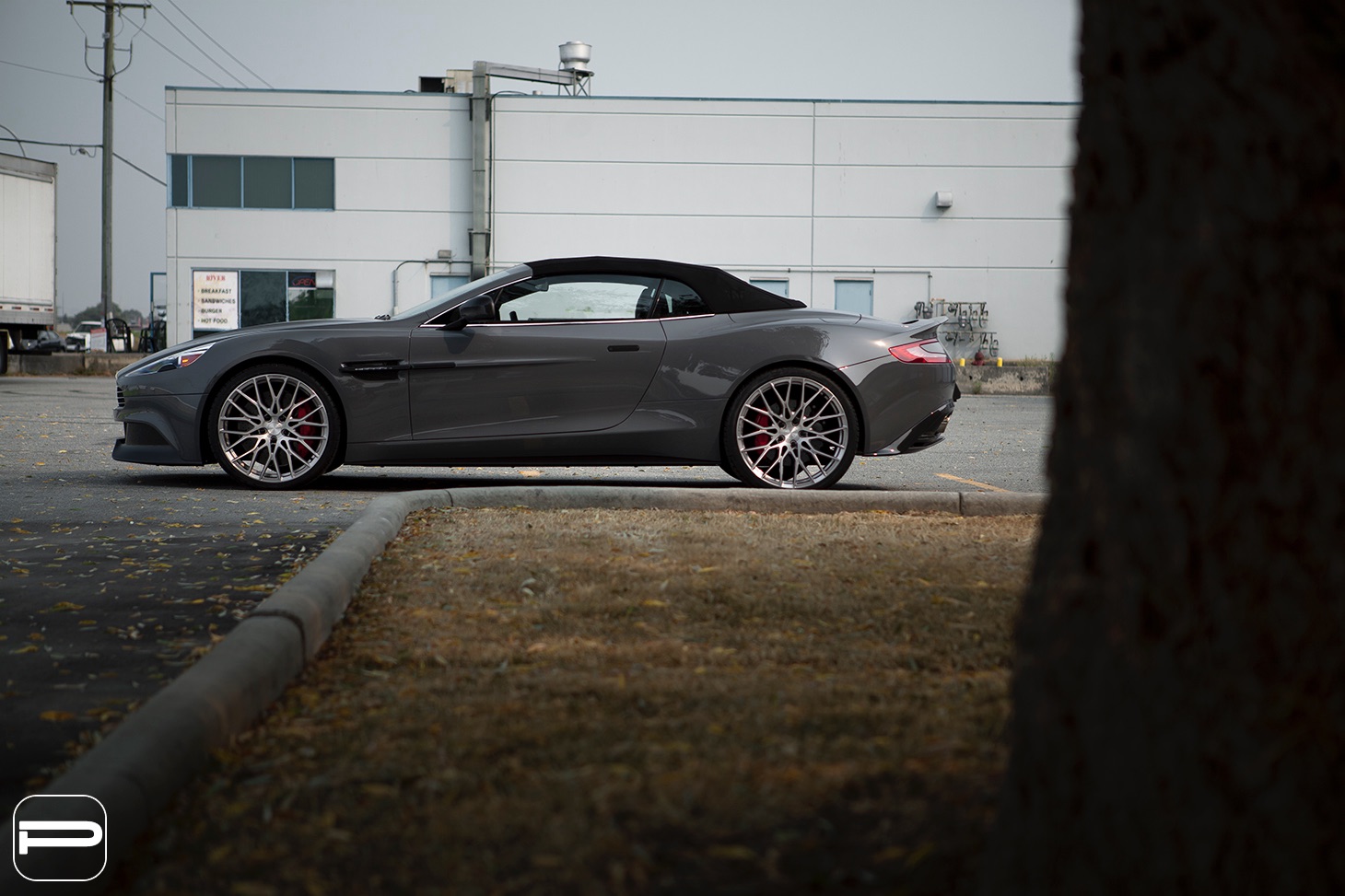 Aston Martin Vanquish with 21×9 and 22×12-inch PUR FL25
