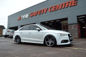 Audi A3 8V with 19×9.5-inch Veemann V-FS31