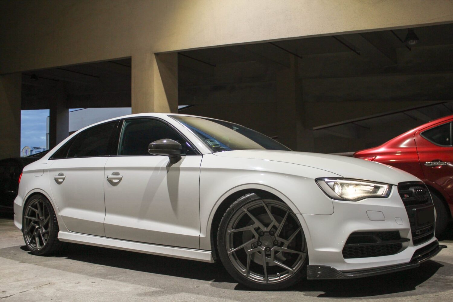 Audi S3 8V with 19-inch BC Forged EH168
